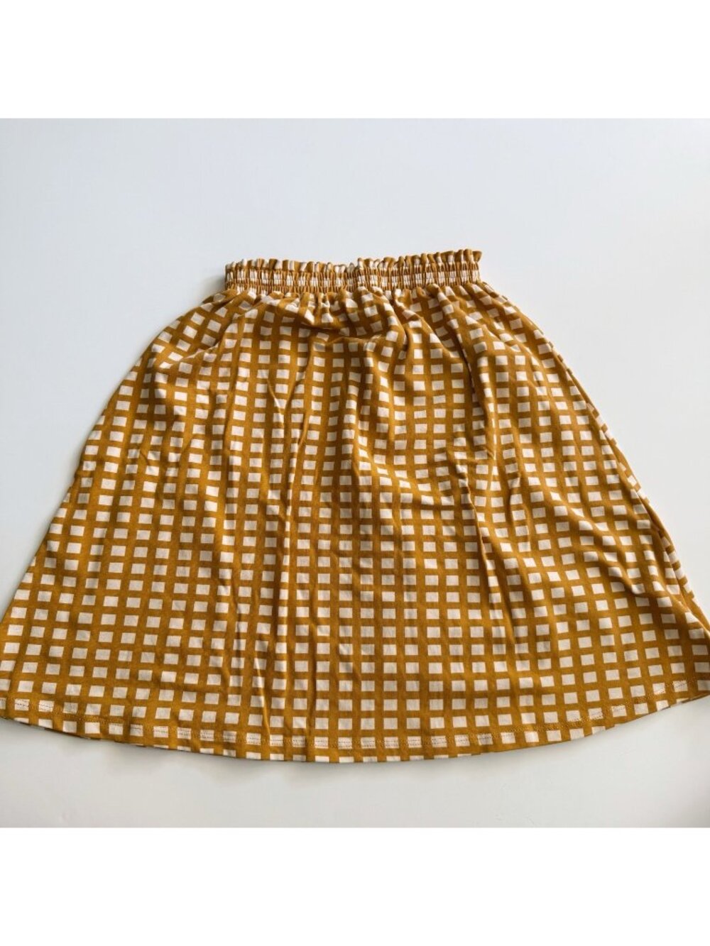 Alice and Ames Girl Skirt in Golden Grid size 7 years EUC